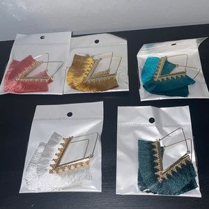 Earrings- 5 pair